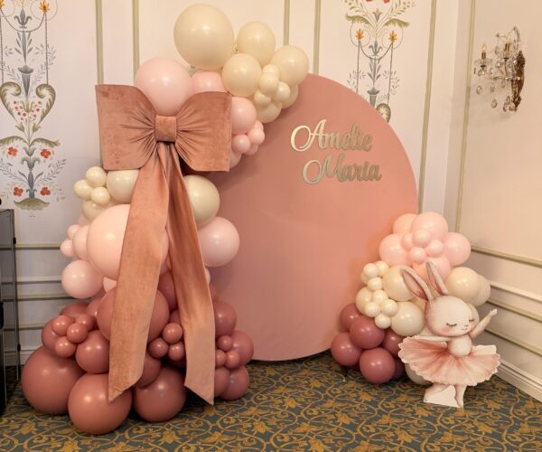 decor-baloane-fundita-roz-cu-balerina